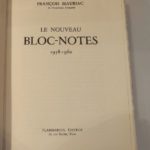 Couverture du livre Estimation du livre « le Nouveau bloc-notes. 1958-1960. »