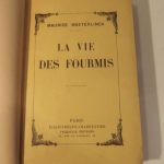 Couverture du livre Estimation du livre « la Vie des fourmis. »