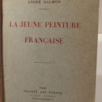 Couverture du livre Estimation du livre « la Jeune Peinture Française »