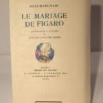 Couverture du livre Estimation du livre « le Mariage de Figaro »