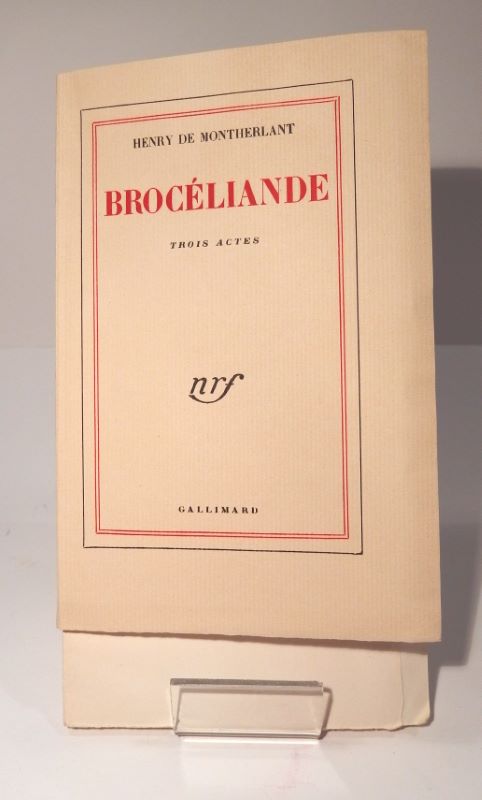 Couverture du livre Estimation du livre « brocéliande. Trois actes . Suivi de l’Art et la vie »