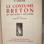 Couverture du livre Estimation du livre « le Costume breton de 1900 jusqu’à nos jours »