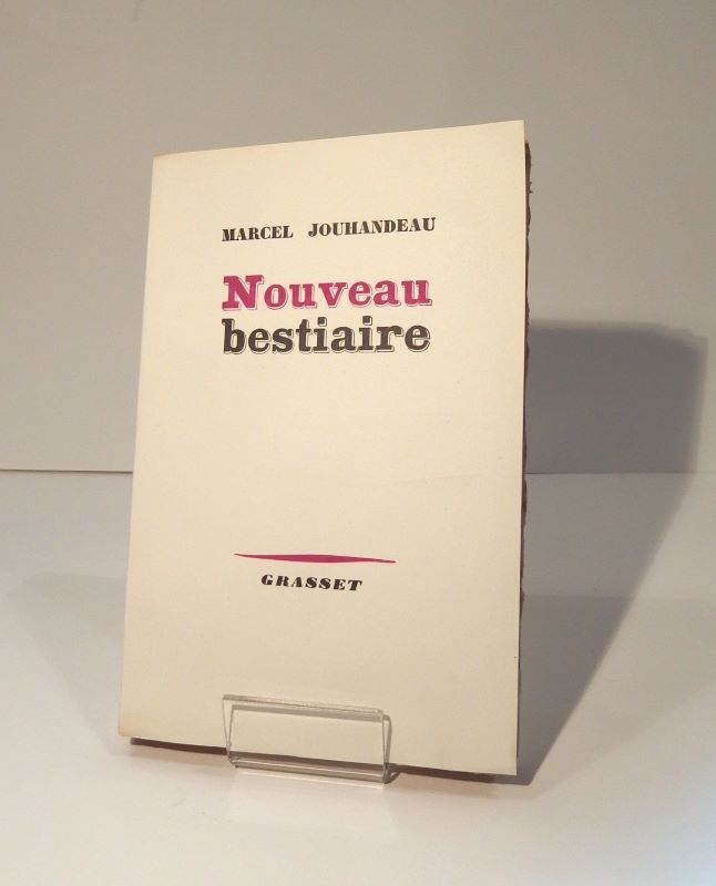 Couverture du livre Estimation du livre « nouveau Bestiaire »