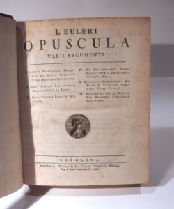 Estimation Livre ancien - Couverture du livre Estimation du livre « opuscula Varii Argumenti. Conjectura Physica circa Propagationem soni ac luminis. Opusculorum Tomus III continens Novam theoriam magnetis. »