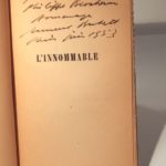 Couverture du livre Estimation du livre « l’Innomable »