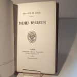 Couverture du livre Estimation du livre « poésies barbares »