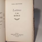 Couverture du livre Estimation du livre « lettres à ma mère »