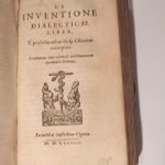 Couverture du livre Estimation du livre « rerum naturalium doctrina methodica / post secundam editionem denuo copiosissime adaucta, & in III. Libros distincta: a Gul. Adolpho Scribonio, Marpurgensi doctore et medico. De inventione dialecticae liber, e praelectionibus Gasparis Oleviani excerptus. Continens ejus usum et institutionem in timore Domini.Ioan Thomae Freigii Mosaicus: continens historiam Ecclesiasticam, 2494 annorum, ab orbe condito usque ad Mosis mortem »