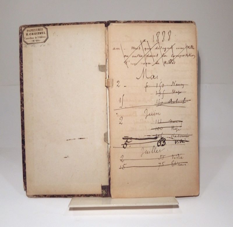 Couverture du livre Estimation du livre « carnet personnel »