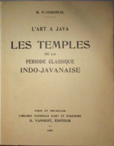 Estimation Beaux-Arts - Couverture du livre Estimation du livre « l’Art à Java. Les Temples de la période classique Indo-javanaise.Tjandi KalasanTjandi Mendout BoroboudourTjandi Prambanan »