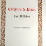 Couverture du livre Estimation du livre « les Ballades »