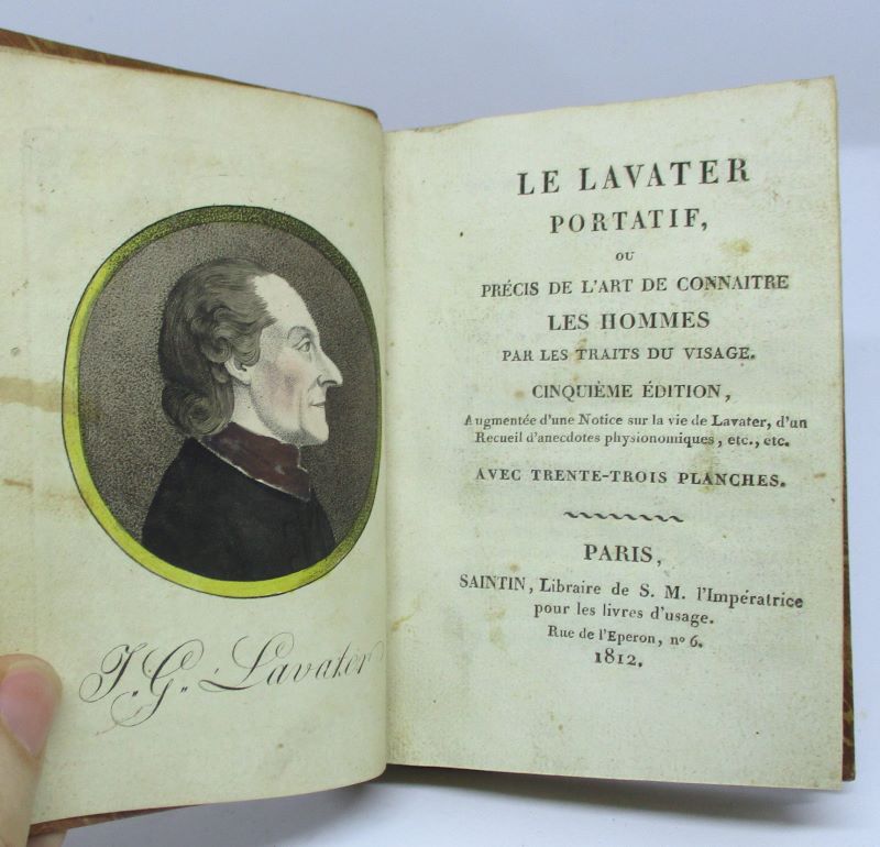 Couverture du livre Estimation du livre « le Lavater portatif ou précis de l’art de connaitre les hommes par les traits du visage »