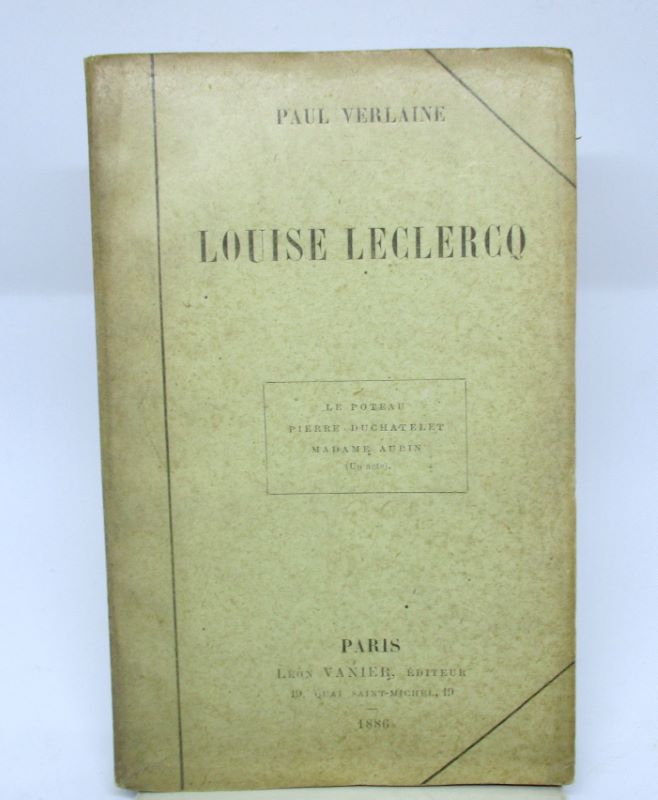 Couverture du livre Estimation du livre « louise Leclercq »
