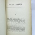 Couverture du livre Estimation du livre « louise Leclercq »