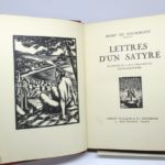 Couverture du livre Estimation du livre « lettres d’un satyre »