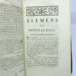 Couverture du livre Estimation du livre « Élémens de minéralogie »