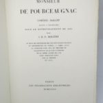 Couverture du livre Estimation du livre « monsieur de Pourceaugnac. Comédie-ballet faite à Chambord pour le divertissement du roi (…) »