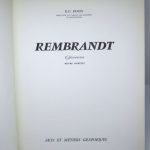 Couverture du livre Estimation du livre « rembrandt. Gravures. Oeuvre complet »