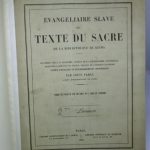 Couverture du livre Estimation du livre « Évangéliaire slave du Texte du Sacre de la Bibliothèque de Reims. Fac-similé »