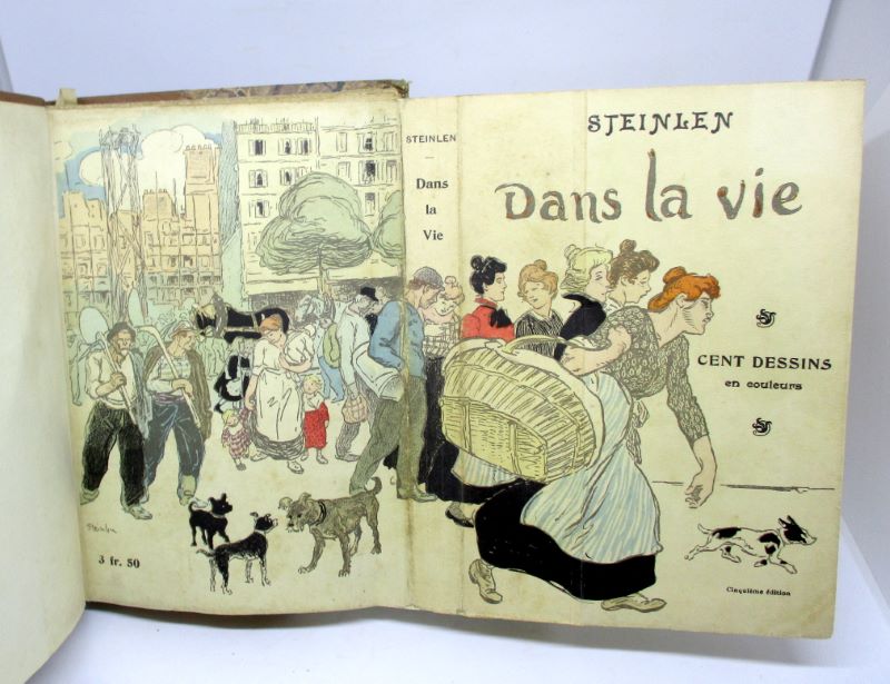 Couverture du livre Estimation du livre « dans la vie. Cent dessins de Steinlen. Avant-propos de Camille de Sainte-Croix. »