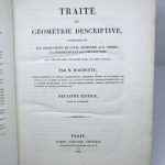 Couverture du livre Estimation du livre « traité de Géométrie descriptive, comprenant les applications  de cette géométrie aux ombres, à la perspective et à la stéréonomie »