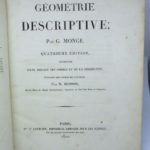 Couverture du livre Estimation du livre « géométrie descriptive ; par G. Monge. Quatrième édition augmentée d’une théorie des ombres et de la perspective, extraite des papiers de l’auteur ; par M. Brisson »