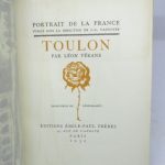 Couverture du livre Estimation du livre « toulon »