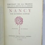 Couverture du livre Estimation du livre « nancy »