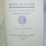 Couverture du livre Estimation du livre « pays Parisiens »