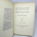 Couverture du livre Estimation du livre « rhénanie »