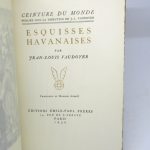 Couverture du livre Estimation du livre « esquisses havanaises »