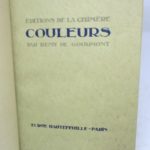 Couverture du livre Estimation du livre « couleurs »