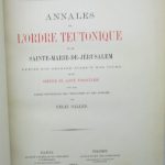 Couverture du livre Estimation du livre « annales de l’Ordre Teutonnique ou de Sainte-Marie-de-Jérusalem depuis son origine jusqu’à nos jours et du Service de Santé Volontaire avec les lsite officiellees des chevaliers et des affiliés »
