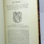 Couverture du livre Estimation du livre « généalogie de la Maison de Séris »