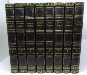 Estimation Edition originale - Couverture du livre Estimation du livre « oeuvres complètes de M. A. de Lamartine de l’Académie française. Edition nouvelle »