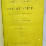 Couverture du livre Estimation du livre « journal et Mémoires de Mathieu Marais, avocat au Parlement de Paris, sur la Régence et le règne de Louis XV (1715-1737). Publié pour la première fois d’après le manuscrit de la Bibliothèque impériale (…) avec une introduction & des notes par M. de Lescure.Complet »