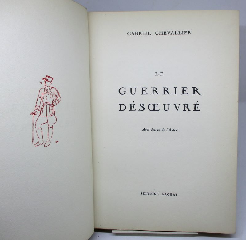 Couverture du livre Estimation du livre « le Guerrier désoeuvré »