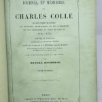 Couverture du livre Estimation du livre « journal et mémoires de Charles Collé sur les hommes de lettres, les ouvrages dramatique et le événements les plus mémorables du règne de Louis XV (1748-1772) »