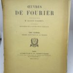 Couverture du livre Estimation du livre « oeuvre de Fourier. Tome premier : Théorie analytique de la chaleur. Tome second : Mémoires publiés dans divers recueils »