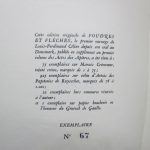 Couverture du livre Estimation du livre « foudres & flèches. Ballet mythologique de Louis-Ferdinand Céline »