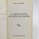 Couverture du livre Estimation du livre « la Révocation de l’Edit de Nantes »