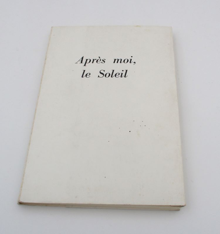 Couverture du livre Estimation du livre « après moi, le Soleil »