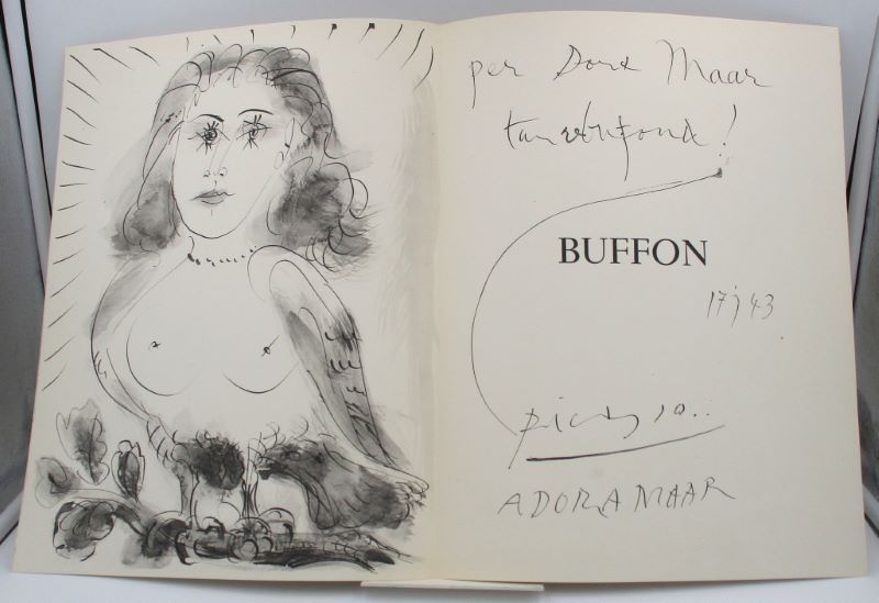 Couverture du livre Estimation du livre « 40 dessins de Picasso en marge du Buffon »