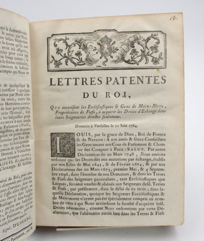 Couverture du livre Estimation du livre « corpus de 40 édits royaux, arrêts de cours de parlements, arrêt de Parlement et lettres patentes entre 1756 et 1778 (liste partielle en description) »
