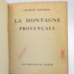 Couverture du livre Estimation du livre « la Montagne provençale. Préface à vingt quatre photographies de Saint-Marc Jaffard »