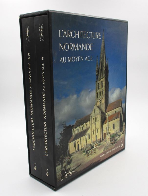 Couverture du livre Estimation du livre « l’Architecture normande au Moyen-Age. 1. Regards sur l’art de bâtir2. Les Etapes de la création »