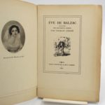 Couverture du livre Estimation du livre « eve de Balzac d’après des documents inédits »