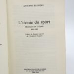 Couverture du livre Estimation du livre « l’Ironie du sport. Chroniques de L’Equipe 1954-1982 »