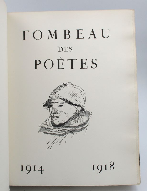 Couverture du livre Estimation du livre « tombeau des poètes. 1914-1918 »