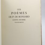 Couverture du livre Estimation du livre « poèmes de Ronsard »